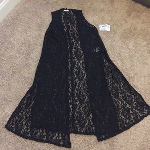 Lularoe XS Black lace Joy